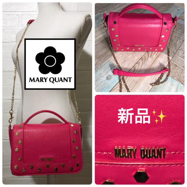 MARY QUANT(マリークワント)のMARY QUANT ピンクショルダーバッグ レディースのバッグ(ショルダーバッグ)の商品写真