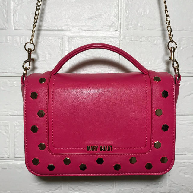 MARY QUANT(マリークワント)のMARY QUANT ピンクショルダーバッグ レディースのバッグ(ショルダーバッグ)の商品写真