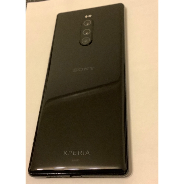 スマホ/家電/カメラxperia1 black simフリー 64gb au sov40