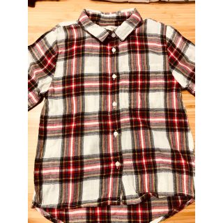 ザラキッズ(ZARA KIDS)のzara baby kids チェックシャツ 6years 116cm(Tシャツ/カットソー)