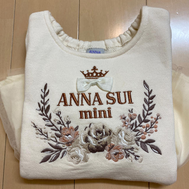 ANNA SUI mini(アナスイミニ)のANNA SUImini 100【美品】♡刺繍♡ キッズ/ベビー/マタニティのキッズ服女の子用(90cm~)(Tシャツ/カットソー)の商品写真