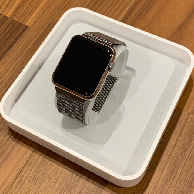 買い日本 Apple Watch ステンレススチール 42mm 初代 ミラネーゼループ