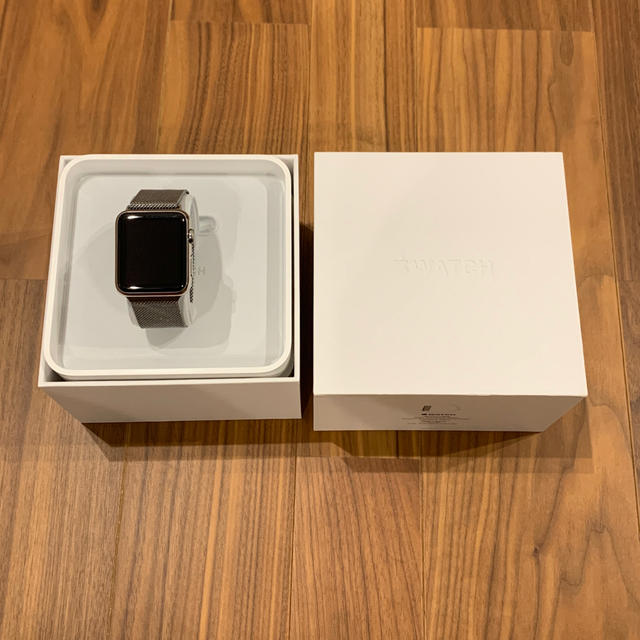 買い日本 Apple Watch ステンレススチール 42mm 初代 ミラネーゼループ