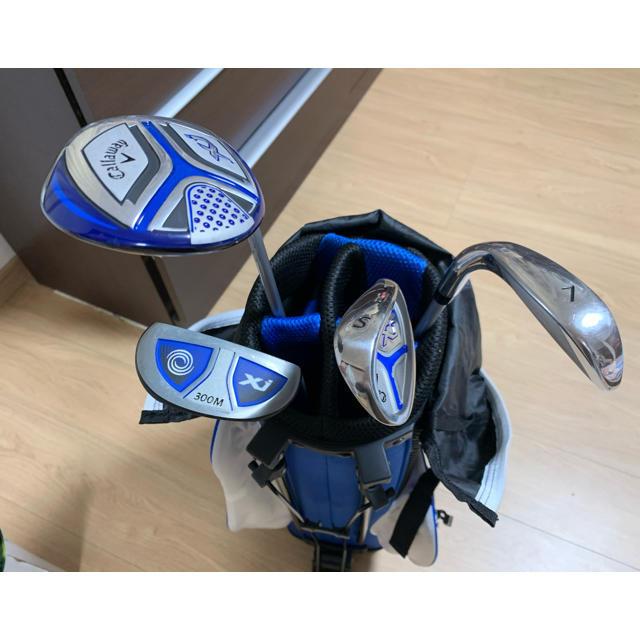 Callaway Golf(キャロウェイゴルフ)のジュニアゴルフセット　キャロウェイゴルフ　Xj1 FW,7I,SW,PT スポーツ/アウトドアのゴルフ(クラブ)の商品写真