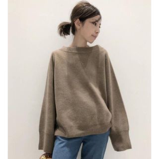 アパルトモンドゥーズィエムクラス(L'Appartement DEUXIEME CLASSE)のもものこ様専用☆ボートネック Wide Knit☆ L'Appartement (ニット/セーター)