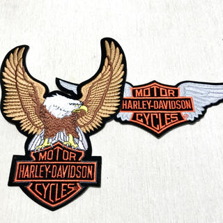 ハーレーダビッドソン(Harley Davidson)の週末限定さらにお値引き中❗️Harley-Davidson刺繍ワッペン2枚セット(その他)