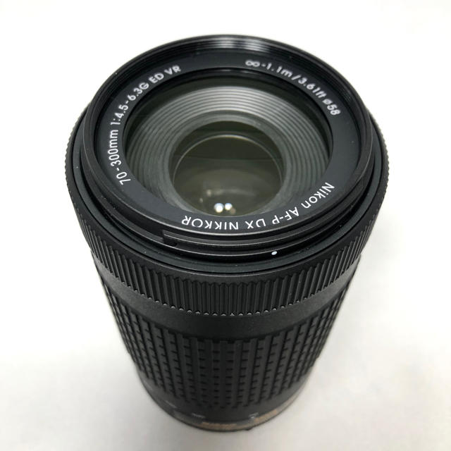 Nikon(ニコン)のNikon AF-P 70-300 f/4.5-6.3G ED VR 保証付き スマホ/家電/カメラのカメラ(レンズ(ズーム))の商品写真