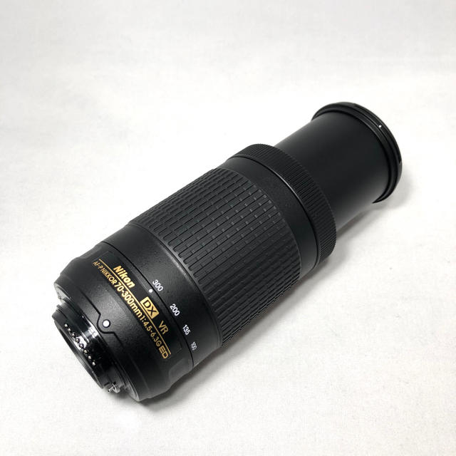 Nikon(ニコン)のNikon AF-P 70-300 f/4.5-6.3G ED VR 保証付き スマホ/家電/カメラのカメラ(レンズ(ズーム))の商品写真