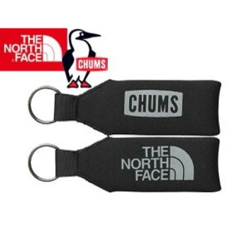 ザノースフェイス(THE NORTH FACE)のTHE NORTH FACE  CHUMS コラボキーホルダー ブラック 新品(キーホルダー)