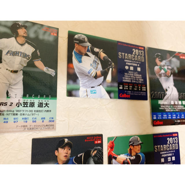 北海道日本ハムファイターズ(ホッカイドウニホンハムファイターズ)のプロ野球チップス　スターカード　北海道日本ハムファイターズ エンタメ/ホビーのトレーディングカード(シングルカード)の商品写真