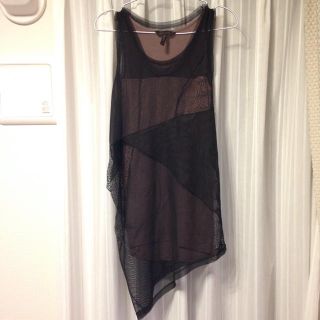 ビーシービージーマックスアズリア(BCBGMAXAZRIA)のBCBG★美品★レース★タンクトップ(タンクトップ)