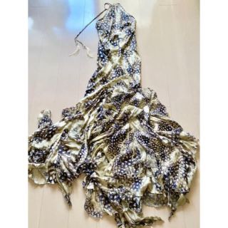 roberto cavalli パーティーロングドレス