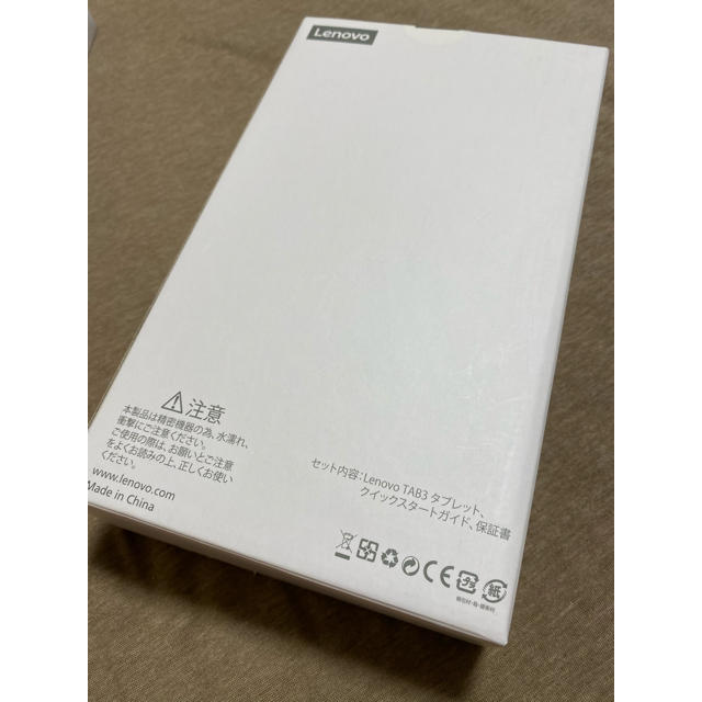 Lenovo(レノボ)のLenovo Tab3 8 新品未使用　黒 スマホ/家電/カメラのPC/タブレット(タブレット)の商品写真