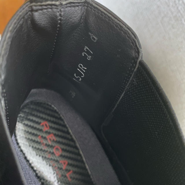 REGAL(リーガル)のリーガル　REGAL サイドゴアブーツ　黒　27cm メンズの靴/シューズ(ブーツ)の商品写真