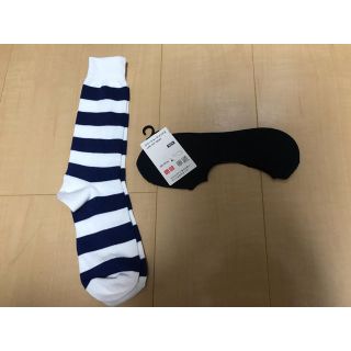 エイチアンドエム(H&M)の【新品未使用品】ソックス2足セット(UNIQLO、H&M)(ソックス)