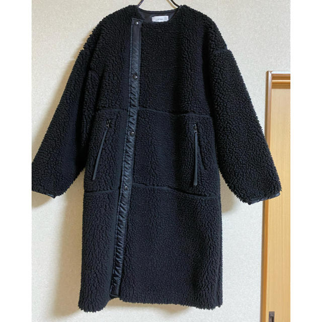 HYKE ハイク FAUX SHEARLING COAT