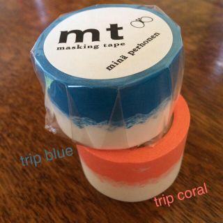 ミナペルホネン(mina perhonen)の値下げ　mtミナペルホネン マスキングテープ   trip 2点セット廃盤品(テープ/マスキングテープ)