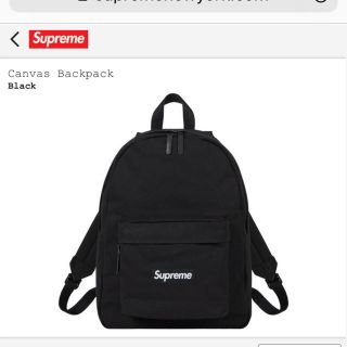 シュプリーム(Supreme)のsupreme canvas backpack シュプリーム　バックパック(バッグパック/リュック)