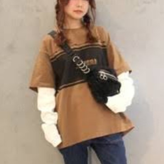 RNA(アールエヌエー)のRNA レイヤードT レディースのトップス(Tシャツ(長袖/七分))の商品写真