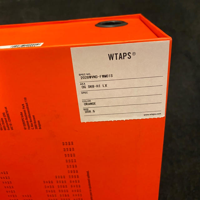 W)taps(ダブルタップス)の26.5cm★ WTAPS × VANS VAULT "SK8-HI LX" メンズの靴/シューズ(スニーカー)の商品写真