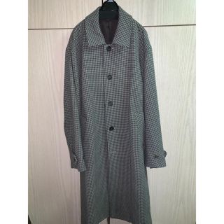 サンシー(SUNSEA)のstein ガンクラブチェックコート19aw(チェスターコート)