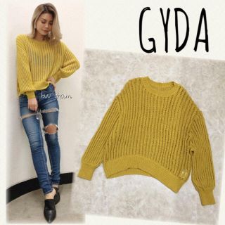 ジェイダ(GYDA)のGYDA♡シースルーストライプニットトップス(ニット/セーター)