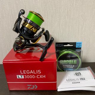 ダイワ(DAIWA)のダイワ　レガリス　LT3000-CXH  ラパラ　ラピノヴァX 1.0号200m(リール)