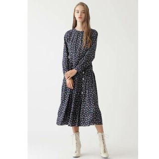 ジルスチュアート(JILLSTUART)のジルスチュアートJILLSTUART☆花柄☆イヴフラワープリントワンピース(ロングワンピース/マキシワンピース)