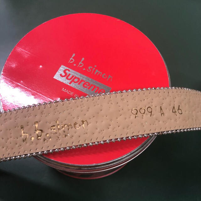 Supreme / b.b.simon belt