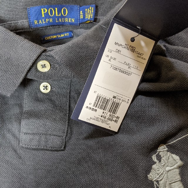 POLO RALPH LAUREN(ポロラルフローレン)の【新品】ラルフローレン ビッグポニー ポロシャツ長袖 メンズのトップス(ポロシャツ)の商品写真