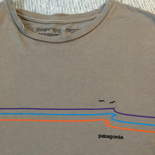 パタゴニア(patagonia)のパタゴニア  patagonia  Tシャツ　グレー　オーガニックコットン(Tシャツ/カットソー(半袖/袖なし))