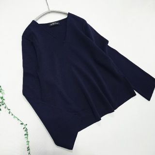 ユナイテッドアローズグリーンレーベルリラクシング(UNITED ARROWS green label relaxing)のgreen  label basic *美品 Vネックニットカットソー*(ニット/セーター)