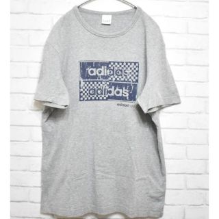 アディダス(adidas)のadidas　アディダス　 半袖　Ｔシャツ　グレー　neo ロゴ(Tシャツ/カットソー(半袖/袖なし))