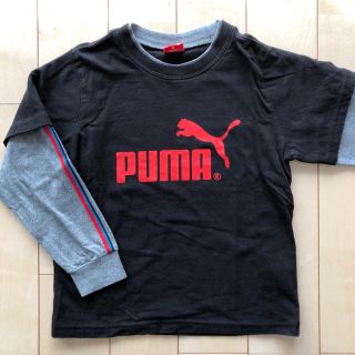 プーマ(PUMA)のPUMA プーマ Tシャツ 長袖 重ね着風 120cm(Tシャツ/カットソー)