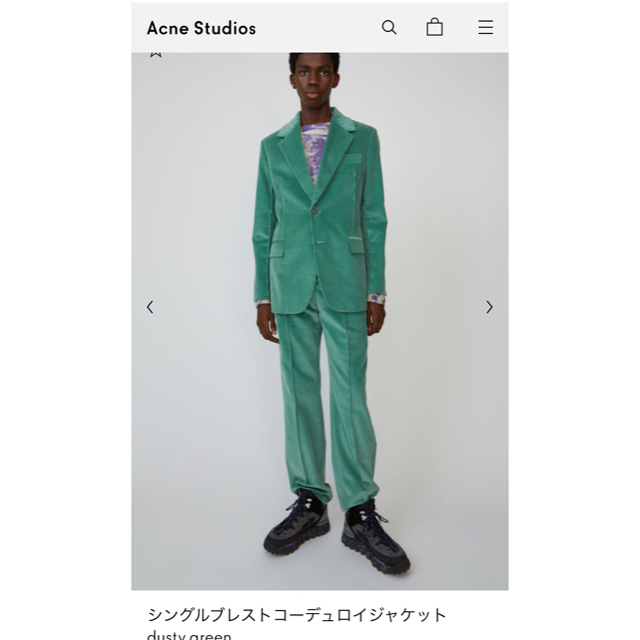 ACNE(アクネ)のacne studios 2019aw セットアップ　専用品 メンズのジャケット/アウター(テーラードジャケット)の商品写真