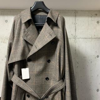 サンシー(SUNSEA)のstein LAY OVERSIZED OVERLAP COAT トレンチコート(トレンチコート)