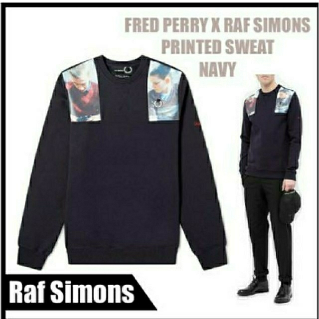 RAF SIMONS(ラフシモンズ)の新品　ラフシモンズc/oフレッドペリー　スエット　メンズS メンズのトップス(スウェット)の商品写真