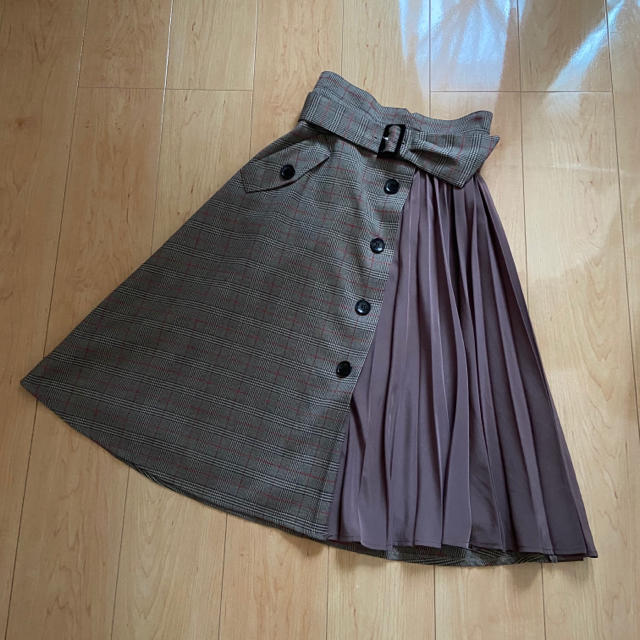 Rirandture(リランドチュール)のリランドチュール   チェックスカート レディースのスカート(ひざ丈スカート)の商品写真
