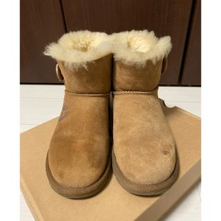 アグ(UGG)のUGGムートンブーツ　スワロフスキー付き(ブーツ)