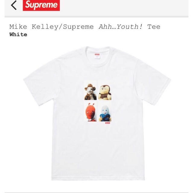 SUPREME 18AW Mike Kelley Ahh.Youth! T