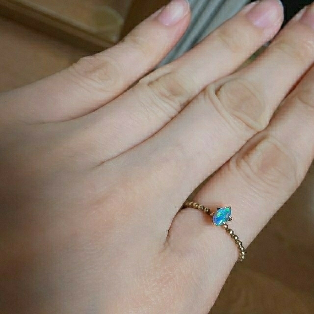 K10♡オパールリング レディースのアクセサリー(リング(指輪))の商品写真