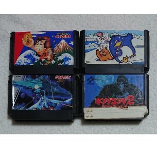 ファミリーコンピュータ(ファミリーコンピュータ)の名作 コナミ ファミコンソフト ４本セット (家庭用ゲームソフト)