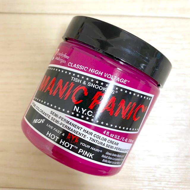MANIC PANIC マニパニ HOTHOT PINK ホットホットピンク コスメ/美容のヘアケア/スタイリング(カラーリング剤)の商品写真