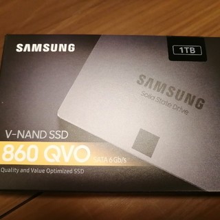 サムスン(SAMSUNG)のSumsung 860 QVO MZ-76Q1T0B/IT SSD 1TB(PCパーツ)