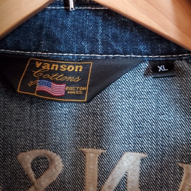 VANSON(バンソン)のバンソン　オールインワン　XL　vanson つなぎ　デニム メンズのパンツ(サロペット/オーバーオール)の商品写真
