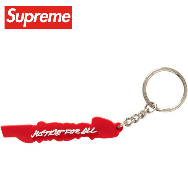 Supreme(シュプリーム)の完売‼️Supreme Futura Logo Keychain 赤 新品 送込 メンズのファッション小物(キーホルダー)の商品写真