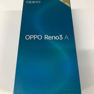 アンドロイド(ANDROID)のOPPO Reno3 A 新品未使用(スマートフォン本体)