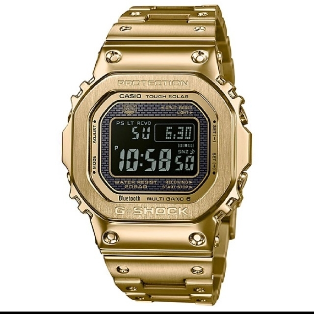 G-SHOCK(ジーショック)のカシオ Gショック 腕時計 フルメタルゴールド　GMW-B5000GD-9JF メンズの時計(腕時計(デジタル))の商品写真