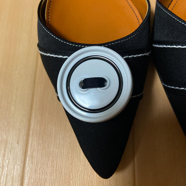 なっちゃん様専用　OHGA  BOTAN パンプス オーガ　2020 ブラック レディースの靴/シューズ(ハイヒール/パンプス)の商品写真
