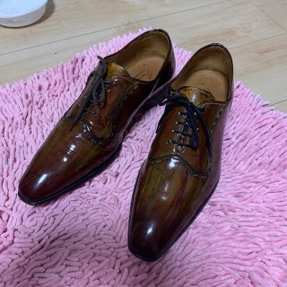 ベルルッティ(Berluti)のフランチェスコベニーニョパティーヌ7美品絵画タッチドレスシューズ(ドレス/ビジネス)